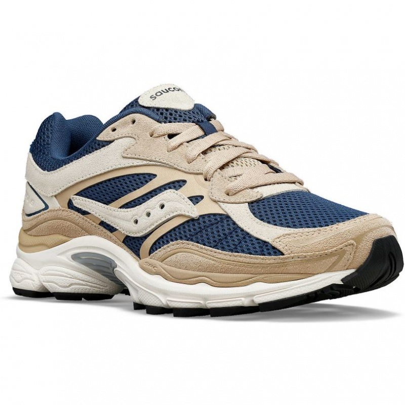 Men's Saucony ProGrid Omni 9 Premium Sneakers Beige / Blue | CANADA DJTEVPH