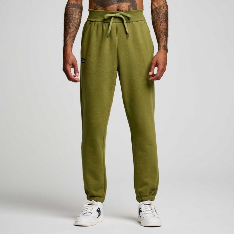 Men's Saucony Recovery Jogger Olive | CANADA JHSAMZX