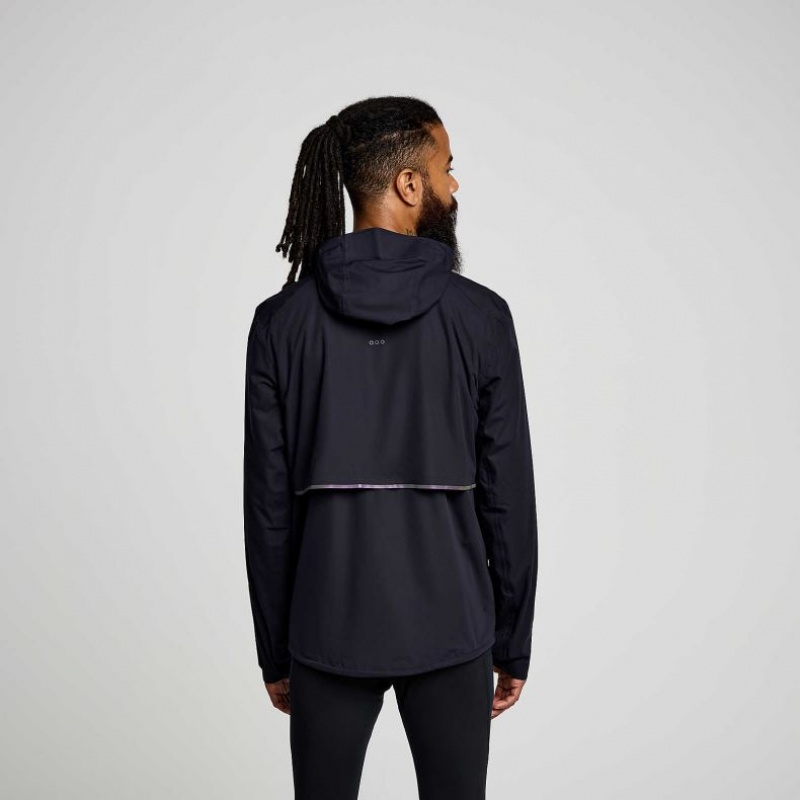 Men's Saucony Runshield Jacket Black | CANADA FLNVJXW