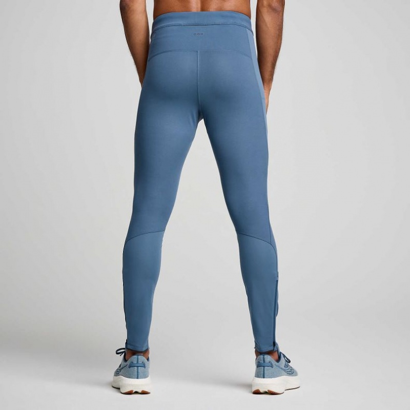 Men's Saucony Runshield Tight Blue | CANADA QZAKDYC