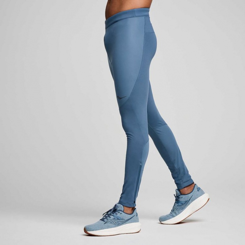 Men's Saucony Runshield Tight Blue | CANADA QZAKDYC