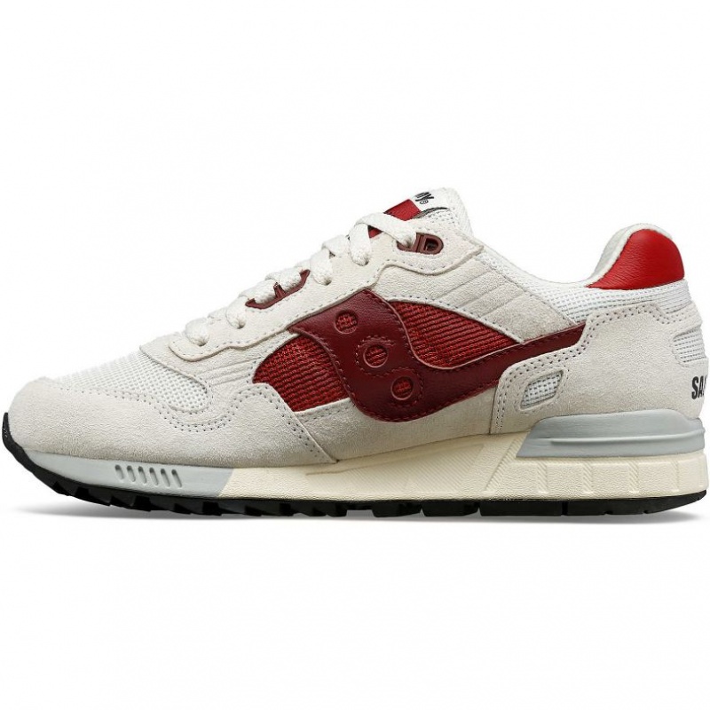 Men's Saucony Shadow 5000 Sneakers White / Red | CANADA ZPTXRAD