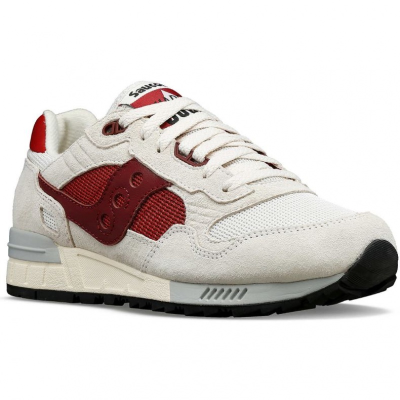 Men's Saucony Shadow 5000 Sneakers White / Red | CANADA ZPTXRAD