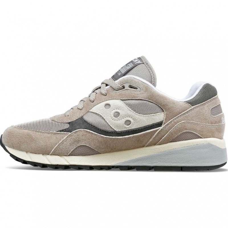 Men's Saucony Shadow 6000 Sneakers Beige | CANADA ZQAEXBL