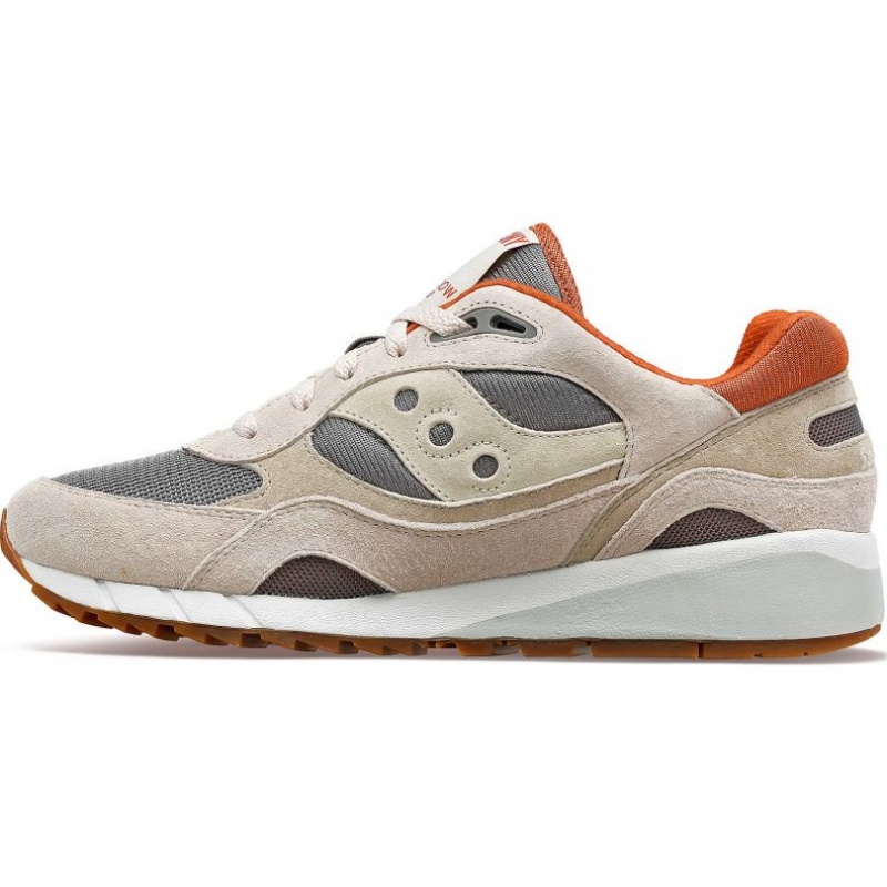 Men's Saucony Shadow 6000 Sneakers Beige / Grey | CANADA TFYUACV