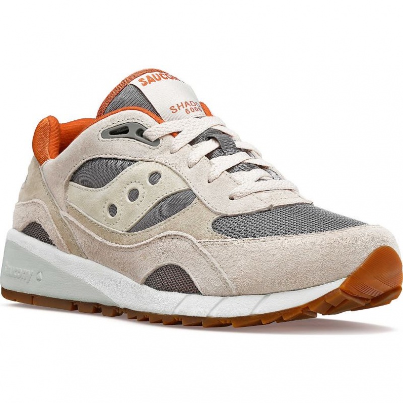 Men's Saucony Shadow 6000 Sneakers Beige / Grey | CANADA TFYUACV