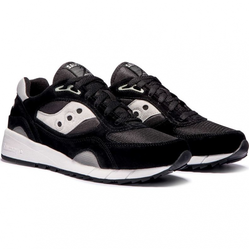 Men's Saucony Shadow 6000 Sneakers Black / Silver | CANADA NTRGZVP