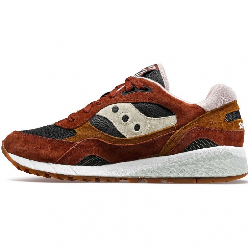 Men's Saucony Shadow 6000 Sneakers Brown / Black | CANADA WJUIXOP