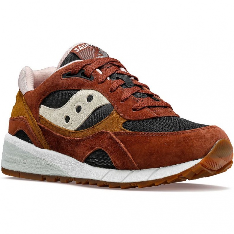 Men's Saucony Shadow 6000 Sneakers Brown / Black | CANADA WJUIXOP