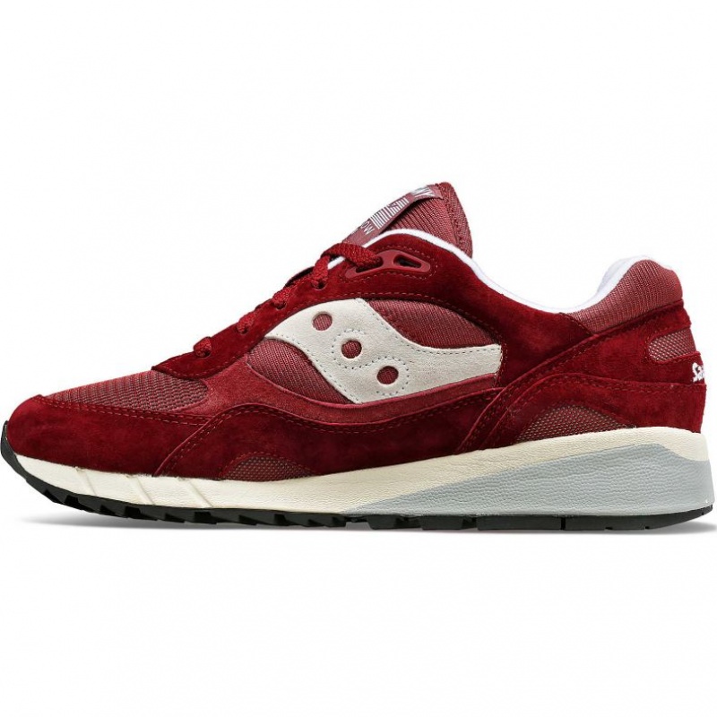 Men's Saucony Shadow 6000 Sneakers Burgundy | CANADA TBMQFXS