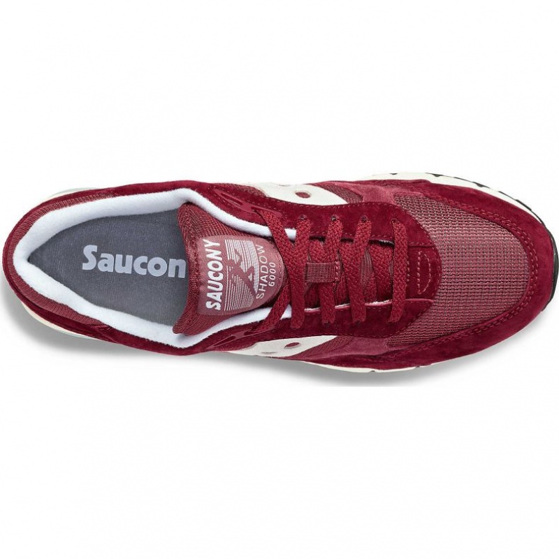 Men's Saucony Shadow 6000 Sneakers Burgundy | CANADA TBMQFXS