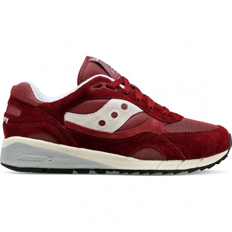 Men\'s Saucony Shadow 6000 Sneakers Burgundy | CANADA TBMQFXS