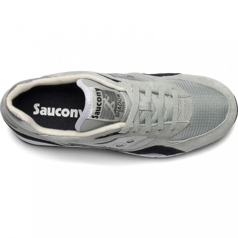 Men's Saucony Shadow 6000 Sneakers Grey / Silver | CANADA QPYCGEK