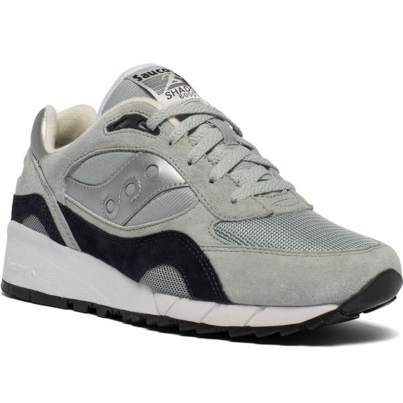 Men's Saucony Shadow 6000 Sneakers Grey / Silver | CANADA QPYCGEK