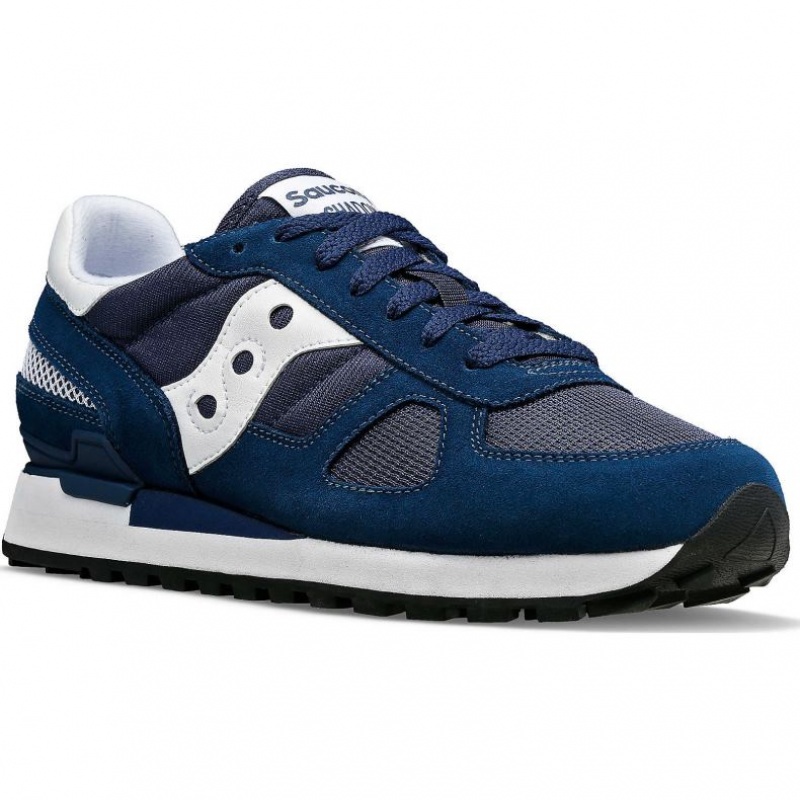 Men's Saucony Shadow Original Sneakers Navy / White | CANADA VFYXIML