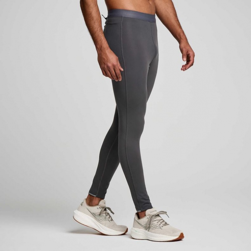 Men's Saucony Solstice Tight Grey | CANADA PUXHWIZ