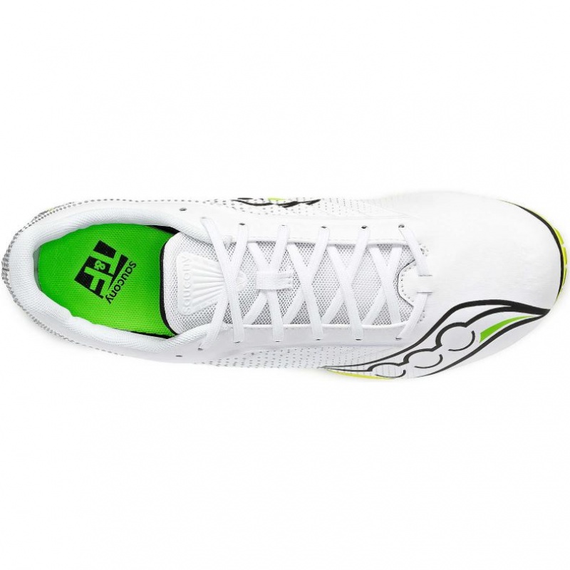 Men's Saucony Spitfire 5 Spikes White | CANADA EOZLRVF