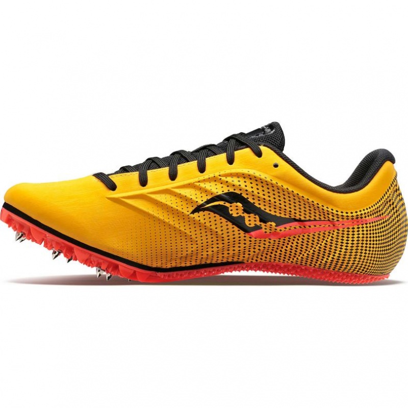 Men's Saucony Spitfire 5 Spikes Yellow | CANADA ATOLBCV