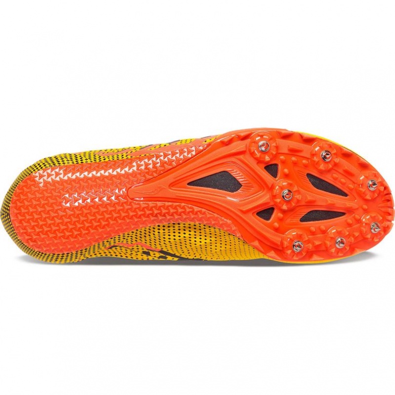 Men's Saucony Spitfire 5 Spikes Yellow | CANADA ATOLBCV