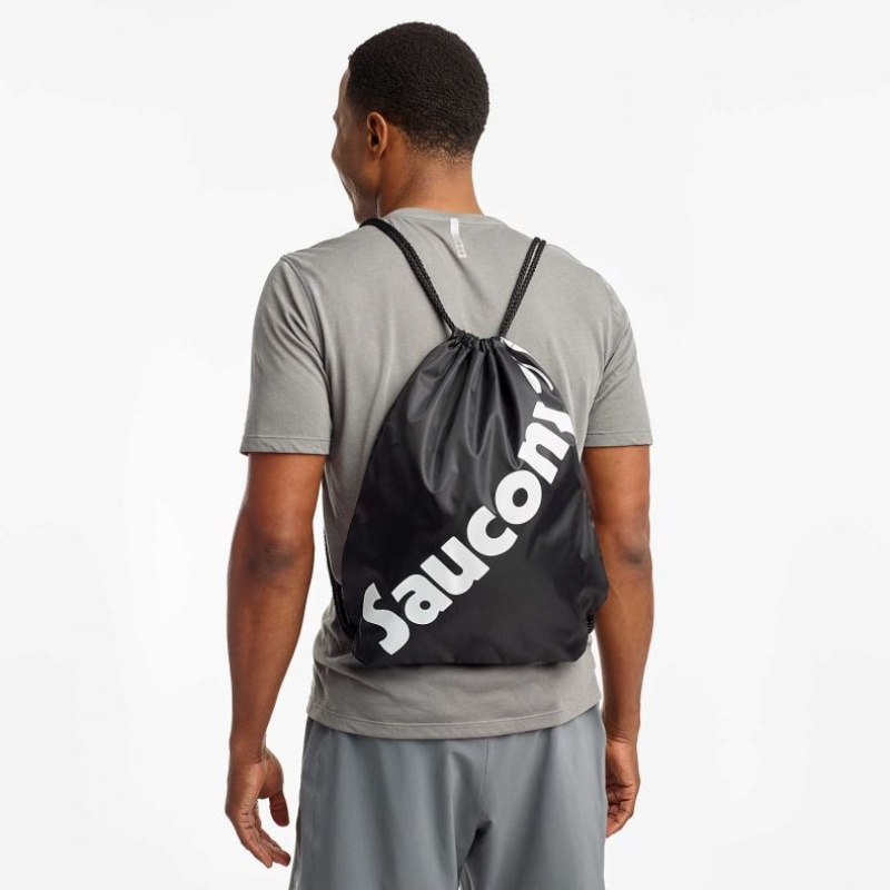 Men's Saucony String Bag Black | CANADA UIHEBSO