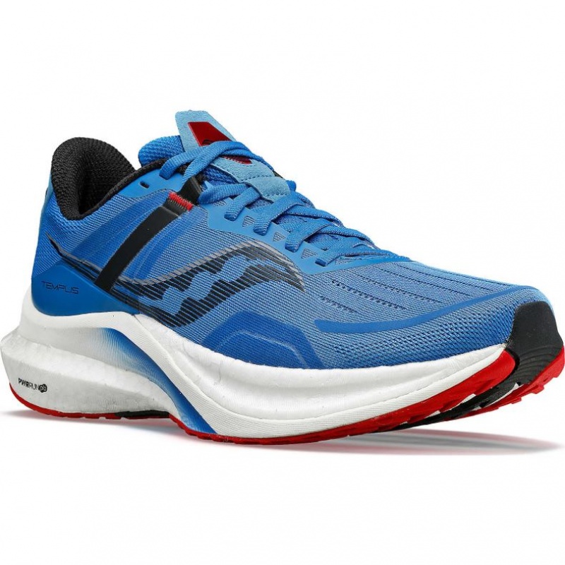 Men's Saucony Tempus Running Shoes Blue | CANADA QNVHAUI