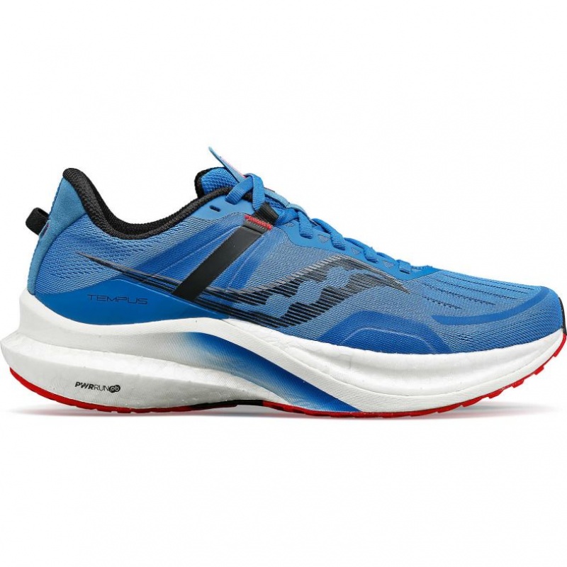 Men\'s Saucony Tempus Running Shoes Blue | CANADA QNVHAUI