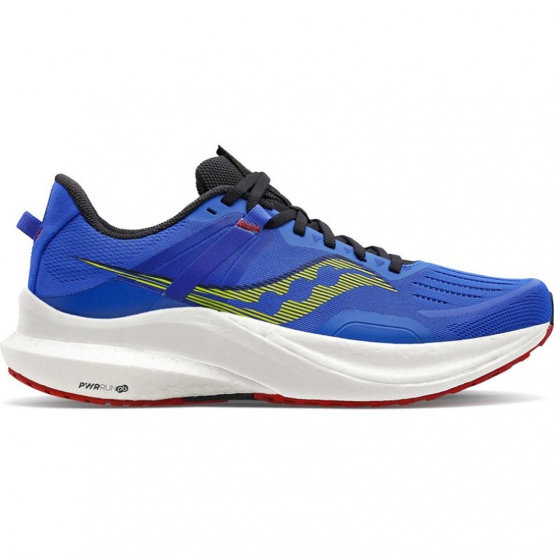 Men\'s Saucony Tempus Running Shoes Blue | CANADA ENORXMJ