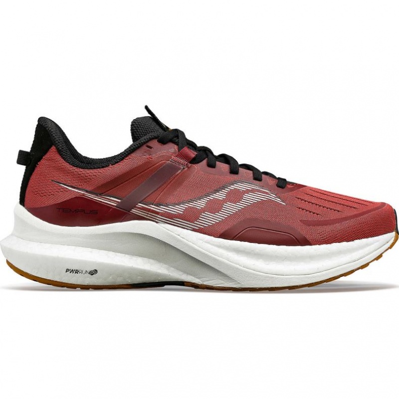 Men\'s Saucony Tempus Running Shoes Red | CANADA XEKIFOH