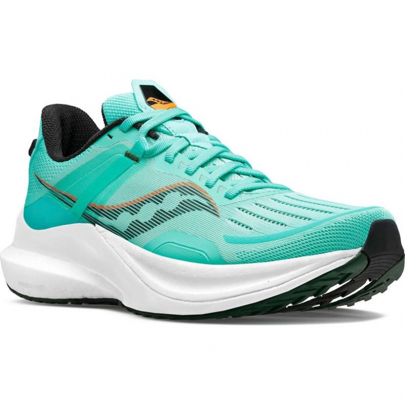 Men's Saucony Tempus Running Shoes Turquoise | CANADA ZLMUGWQ