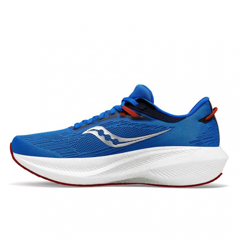 Men's Saucony Triumph 21 Running Shoes Blue | CANADA FJUDZTC