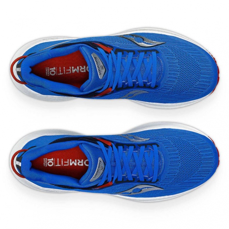 Men's Saucony Triumph 21 Running Shoes Blue | CANADA FJUDZTC