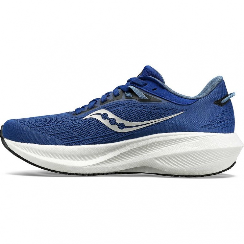 Men's Saucony Triumph 21 Running Shoes Indigo | CANADA RBTXWEH