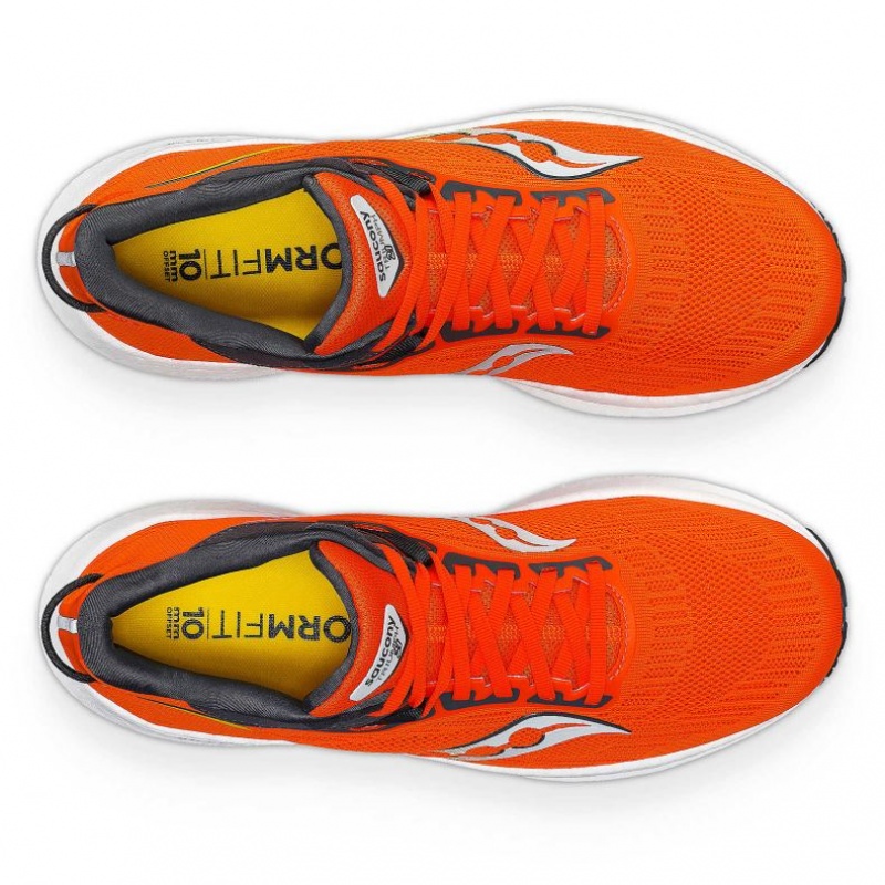 Men's Saucony Triumph 21 Running Shoes Orange | CANADA PWNMCDU