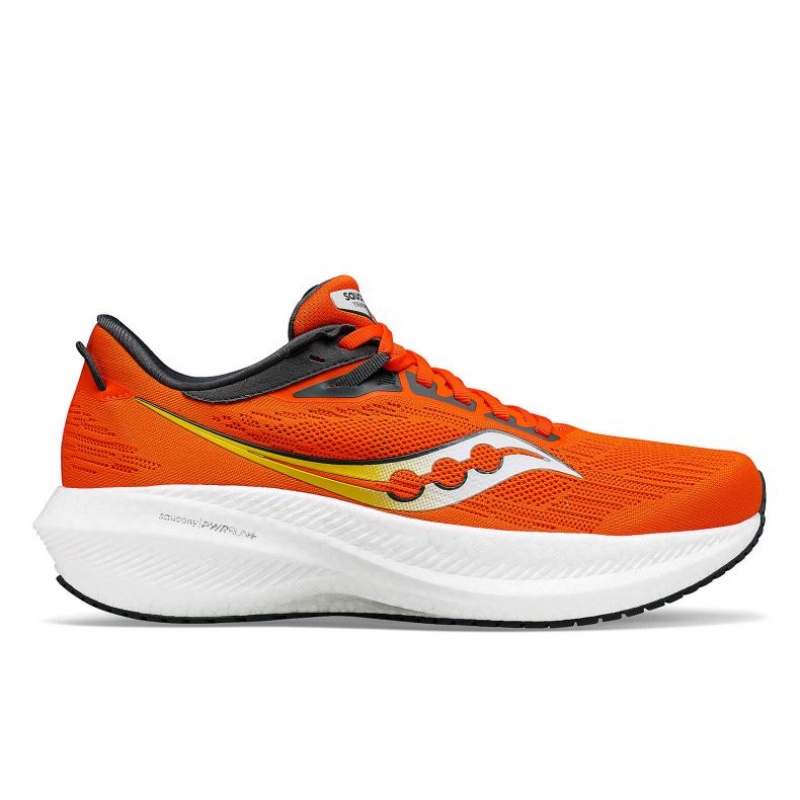 Men\'s Saucony Triumph 21 Running Shoes Orange | CANADA PWNMCDU