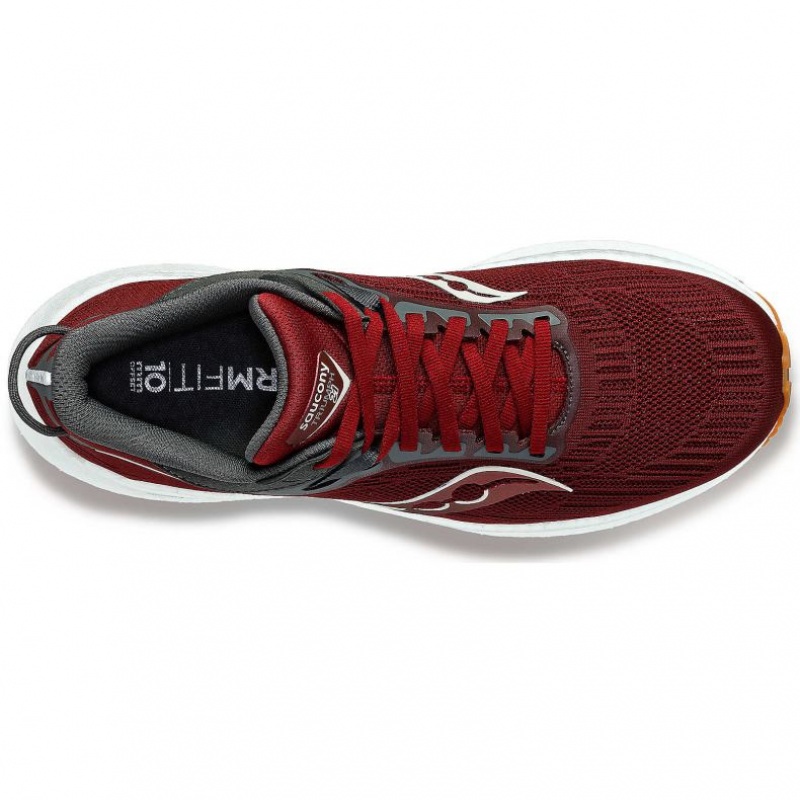 Men's Saucony Triumph 21 Running Shoes Red | CANADA ZMAGWVN