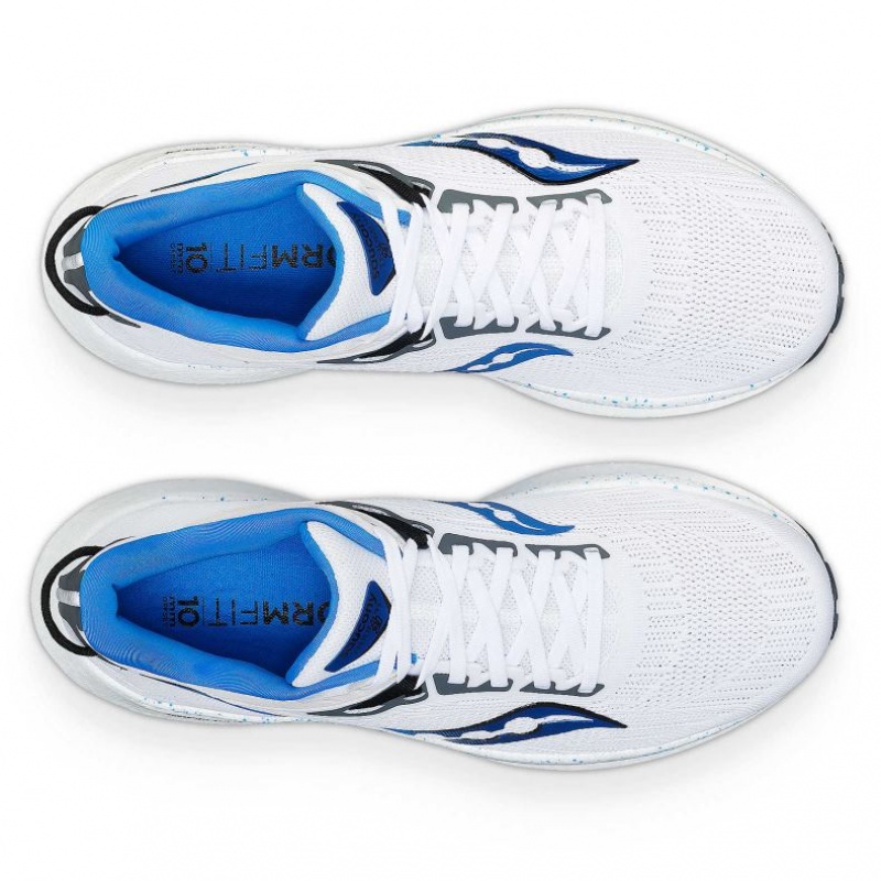 Men's Saucony Triumph 21 Running Shoes White | CANADA MUZGKJY