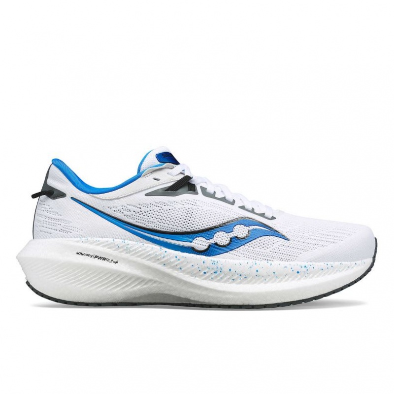 Men\'s Saucony Triumph 21 Running Shoes White | CANADA MUZGKJY