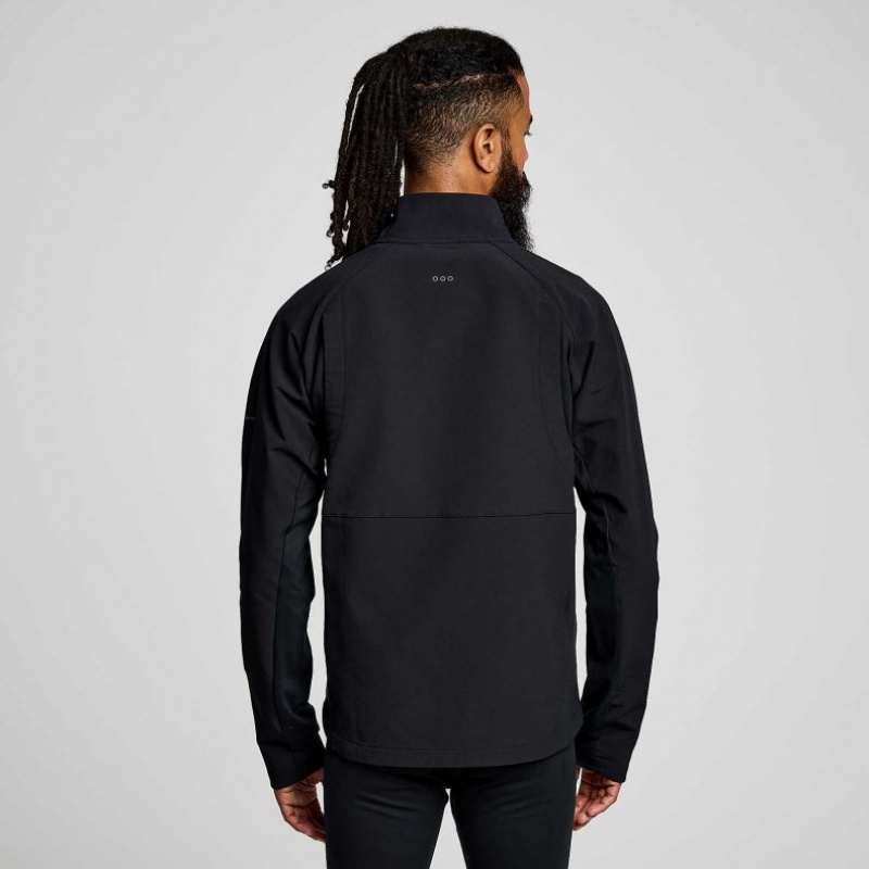 Men's Saucony Triumph Jacket Black | CANADA VZBKDEF