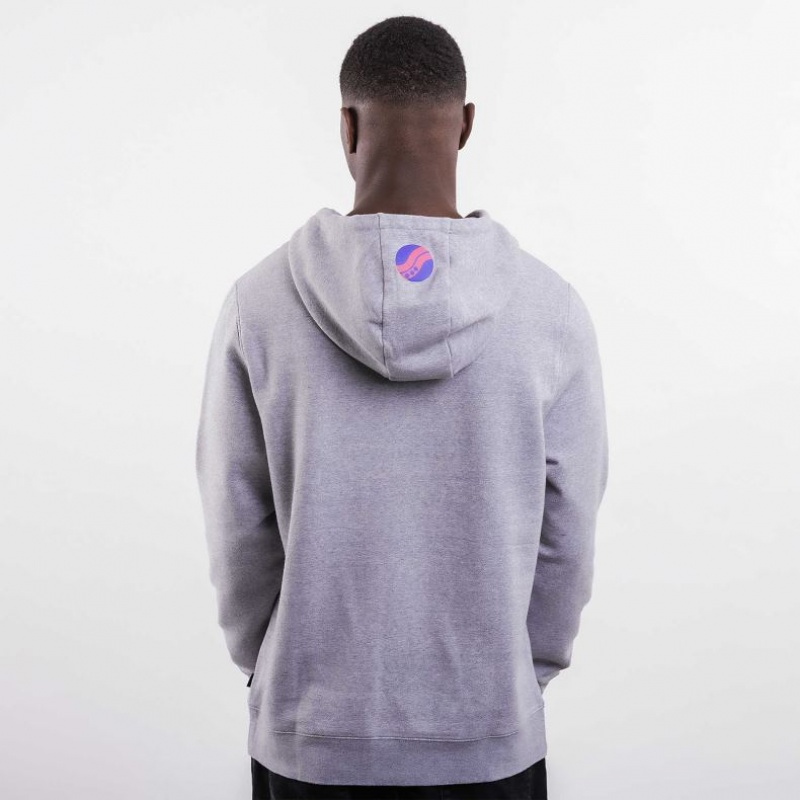 Men's Saucony X Frank Cooke Rested Hoodie Light Grey | CANADA NSMKJTX