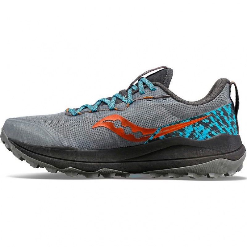 Men's Saucony Xodus Ultra 2 Trail Running Shoes Grey | CANADA WPBHMZG