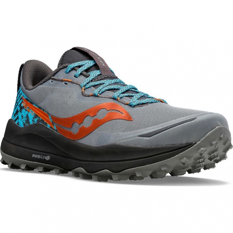 Men's Saucony Xodus Ultra 2 Trail Running Shoes Grey | CANADA WPBHMZG