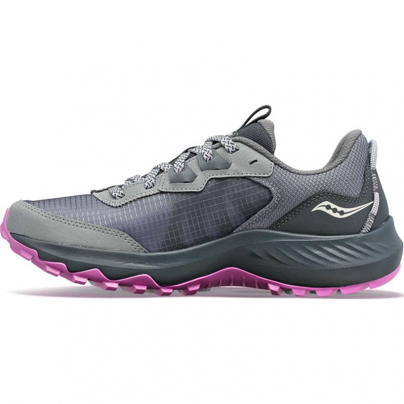 Women's Saucony Aura TR Trail Running Shoes Grey | CANADA MXEGVAD