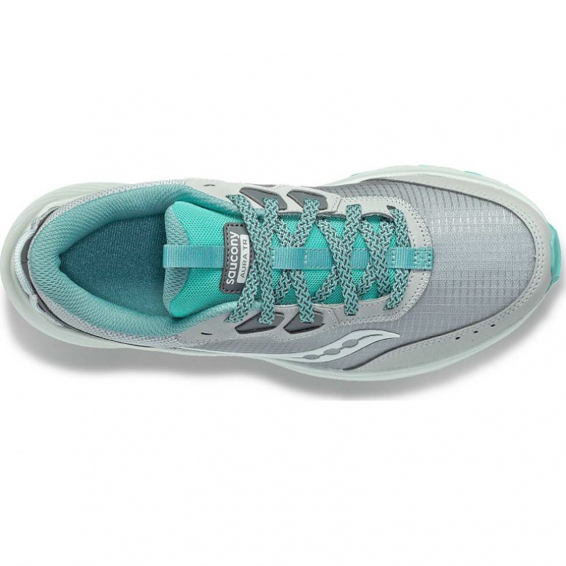 Women's Saucony Aura TR Trail Running Shoes Grey | CANADA IRUOCFY