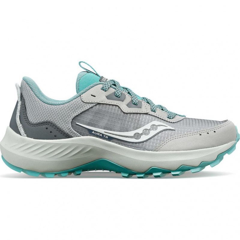 Women\'s Saucony Aura TR Trail Running Shoes Grey | CANADA IRUOCFY