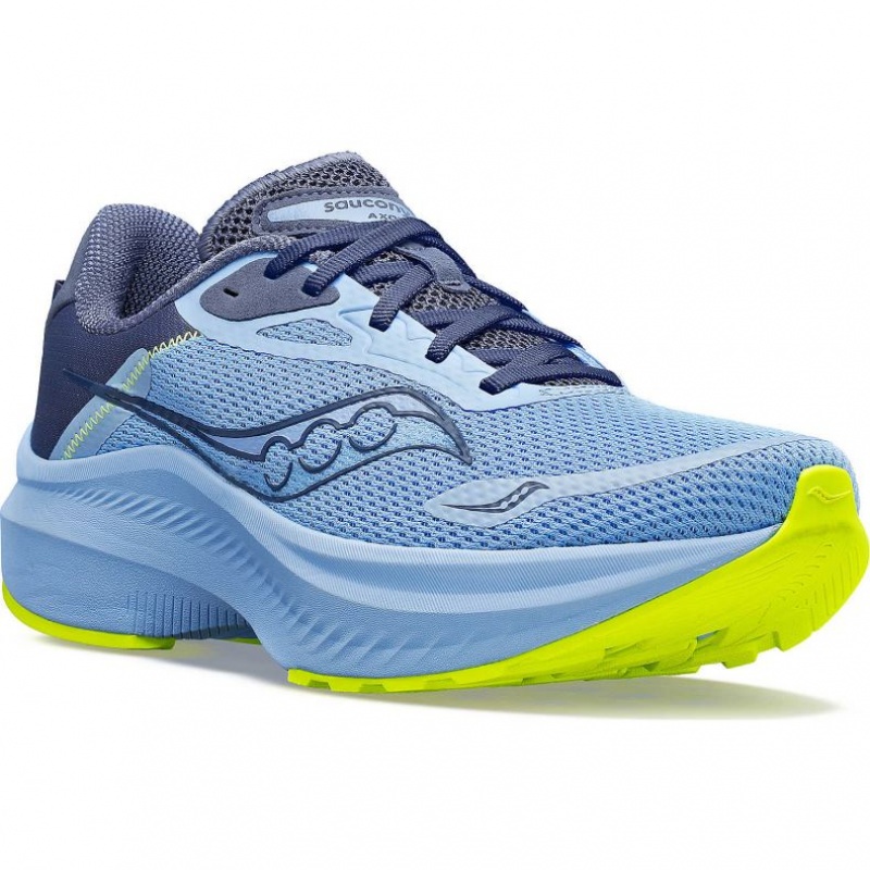 Women's Saucony Axon 3 Running Shoes Blue | CANADA WEKJDNX