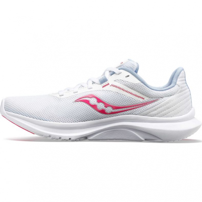 Women's Saucony Convergence Running Shoes White / Pink | CANADA FMJETXH