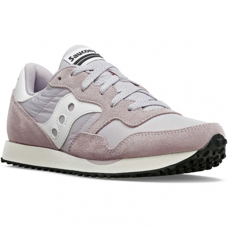 Women's Saucony DXN Sneakers Grey / Pink | CANADA CQFOTSZ