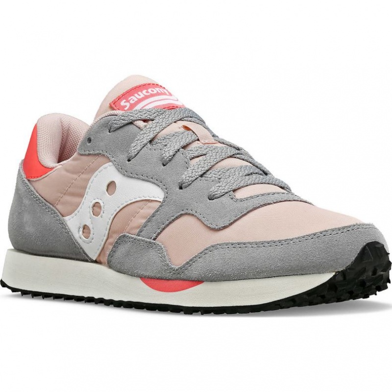 Women's Saucony DXN Sneakers Grey / Pink | CANADA CHLXGRO