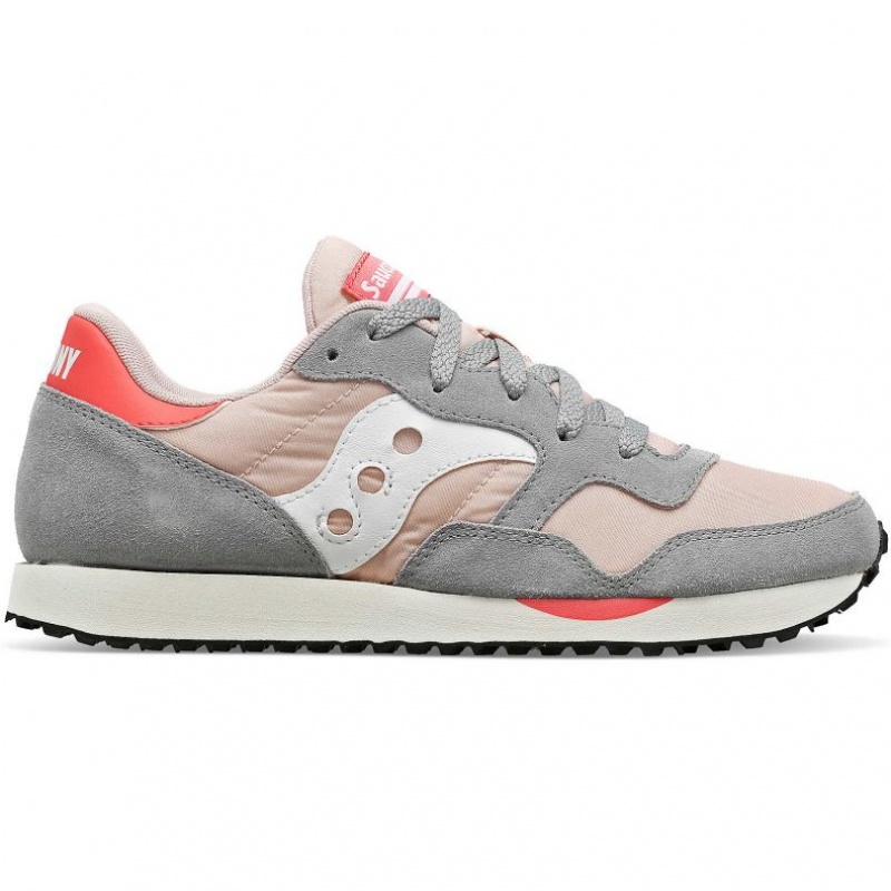 Women\'s Saucony DXN Sneakers Grey / Pink | CANADA CHLXGRO