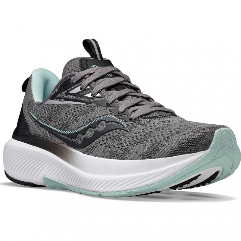 Women's Saucony Echelon 9 Running Shoes Grey | CANADA APZWDTJ